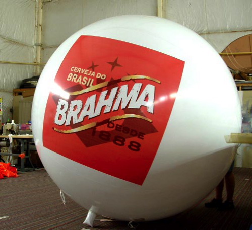 Helium Balloons brahma beer 7' sphere